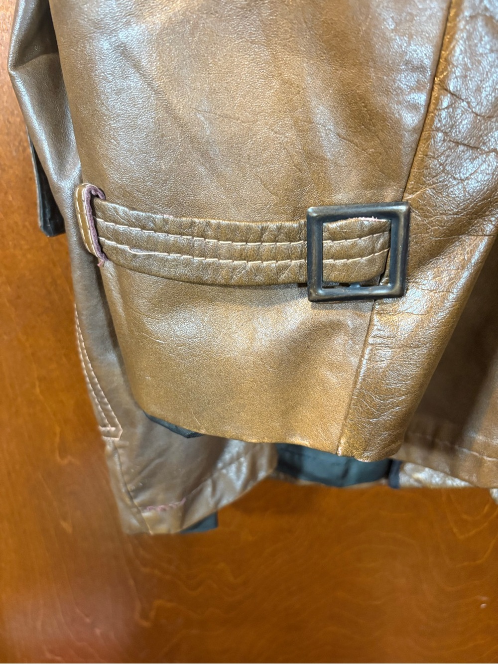Vintage Brown Leather Field Jacket - Picture 12 of 16